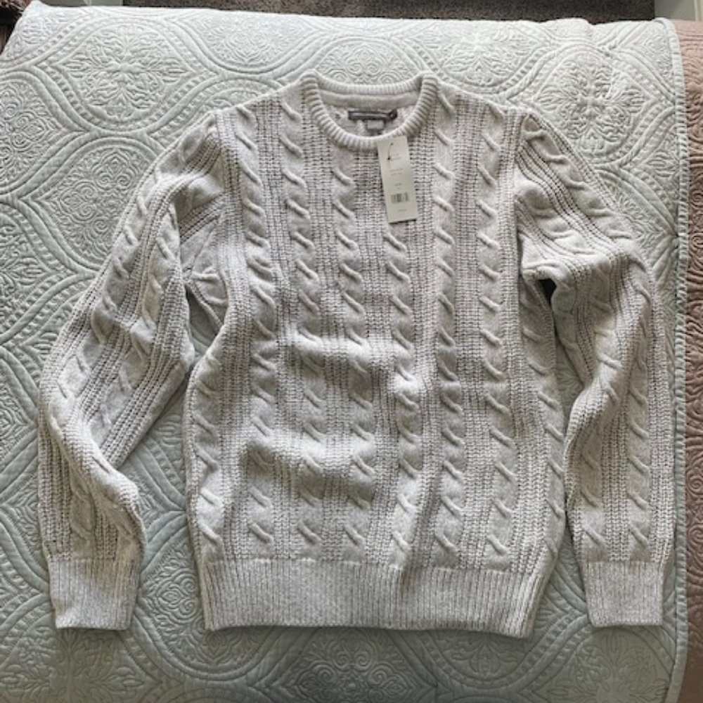French Connection Men's Sweater Grey